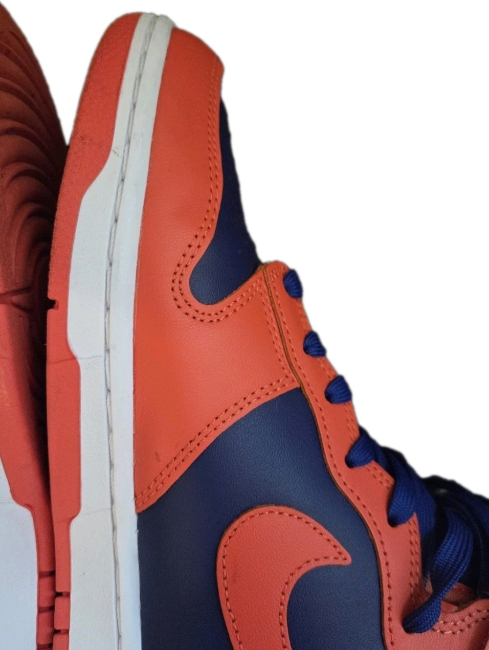 Nike Dunk High New York Knicks Orange/Royal Blue Men Size 10.5 DD1399-800 - Picture 10 of 16